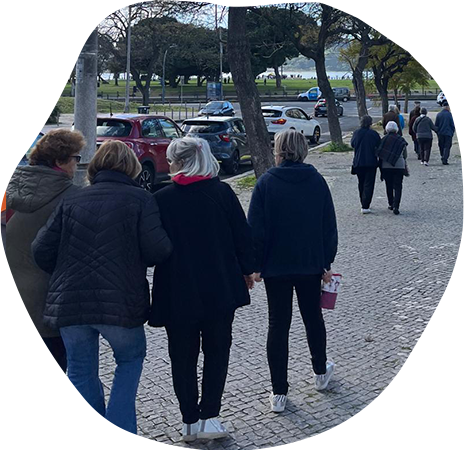 Alegria de Viver - O que fazemos - A Caminhada